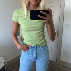 Wild Fable Lime Green Baby Tee